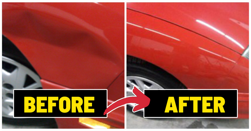 Mobile Dent Repair Cary NC - Before and After