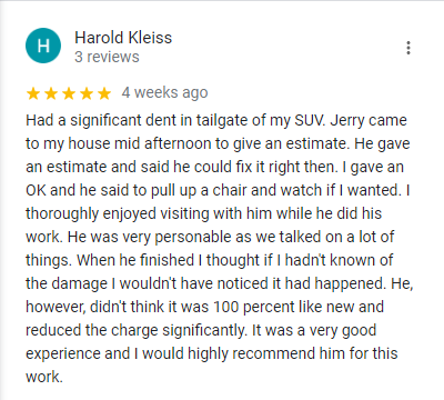 Got Dents 5-Star Review