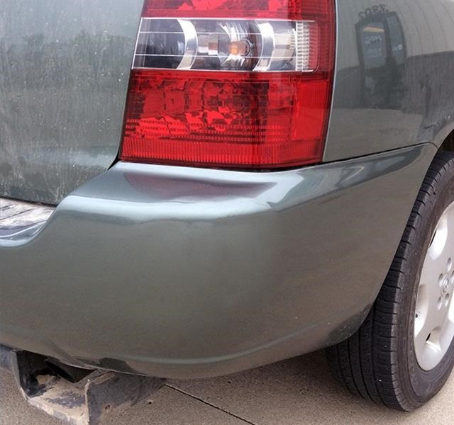 Got Dents Plastic Bumper Fix - After